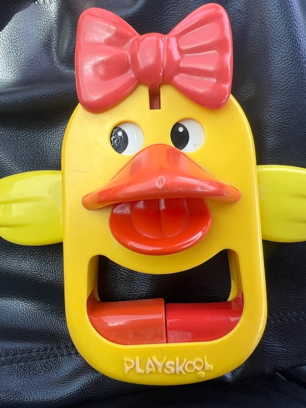 Playskool Yellow & Red Duck Toy vintage